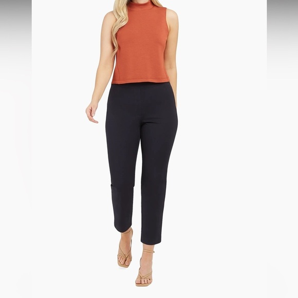 SPANX Pants - NEW SPANX Polished Ankle Slim Black Pants Size Medium Petite